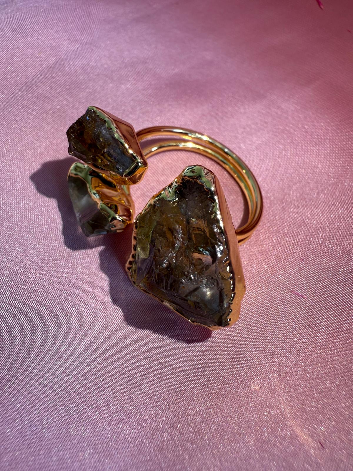 Wild Amulet Ham Taş Yüzük