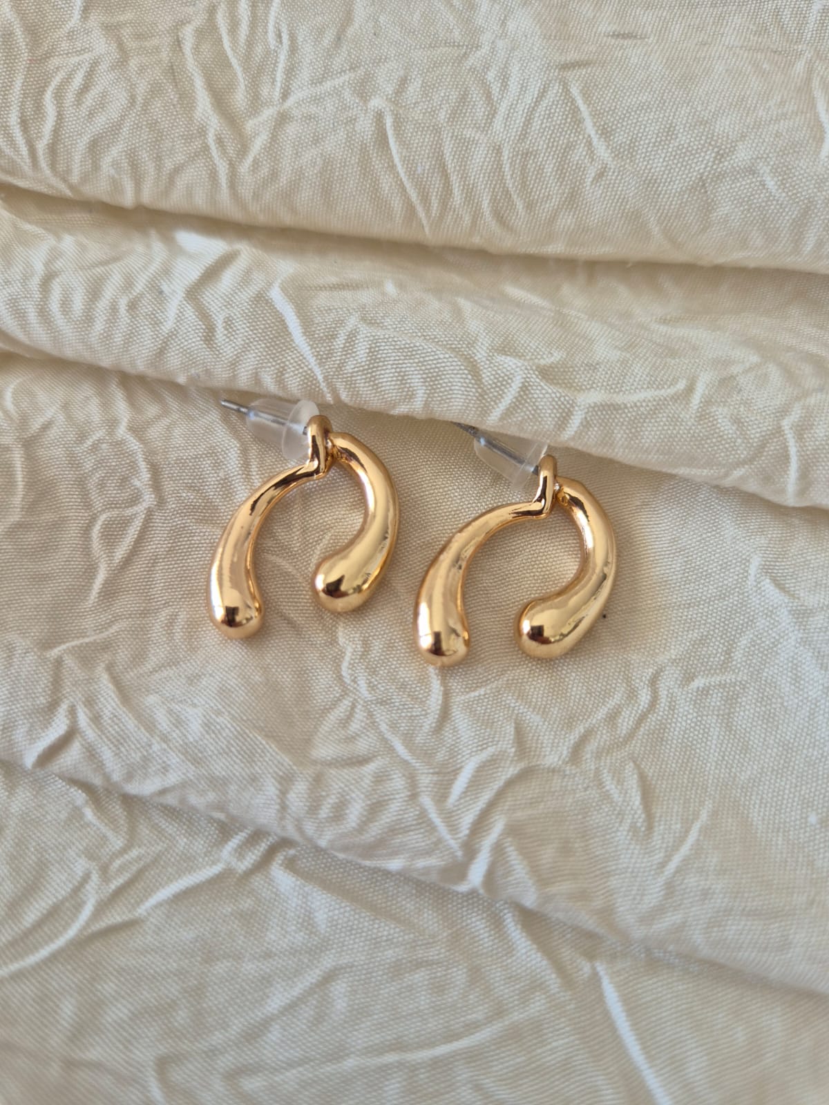 Hoop Gold Kaplama Küpe