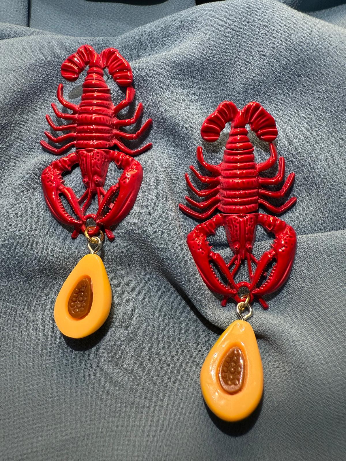 Tropik Lobster Küpe - Yazın En Neşeli İkilisi