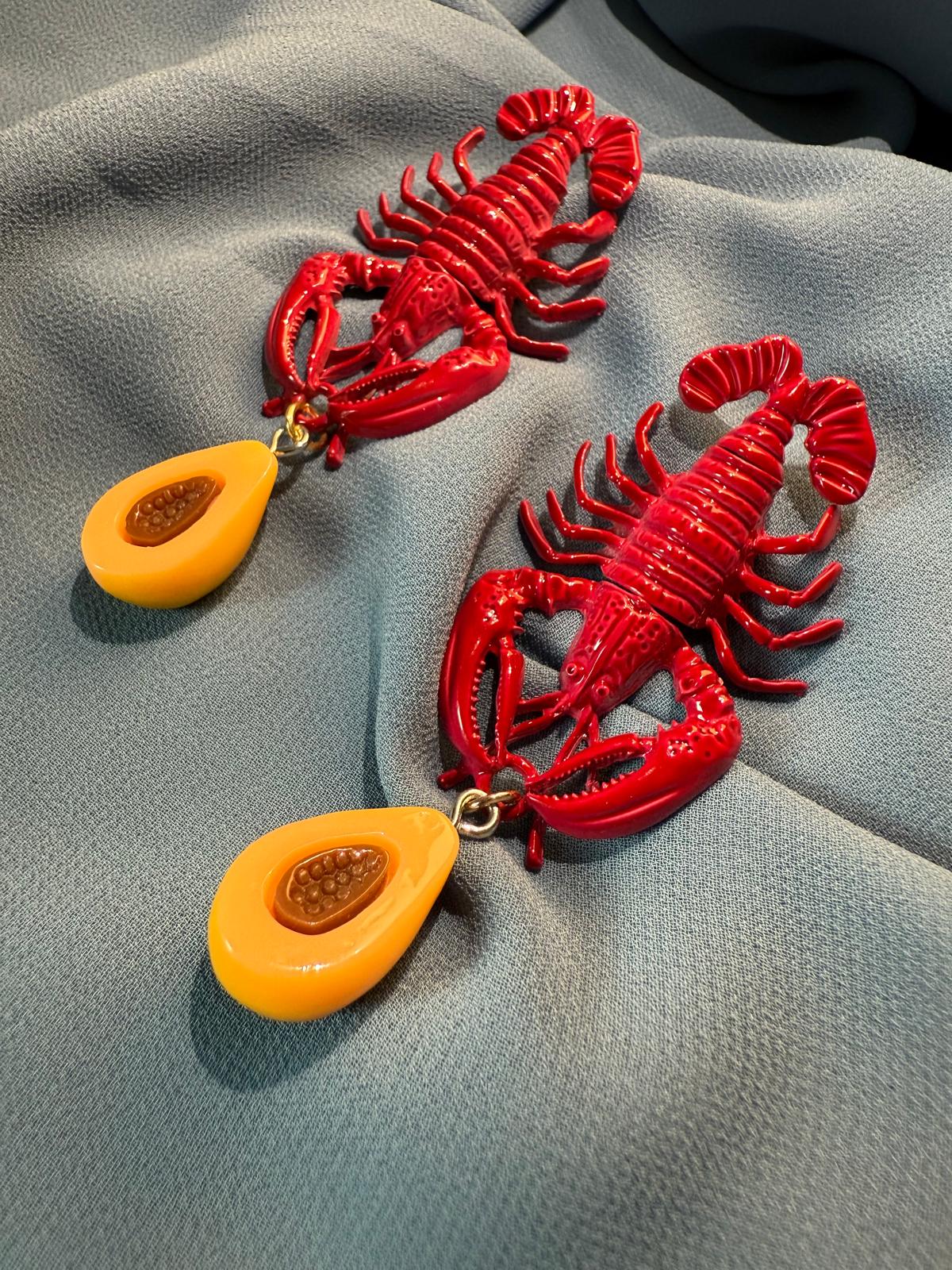 Tropik Lobster Küpe - Yazın En Neşeli İkilisi