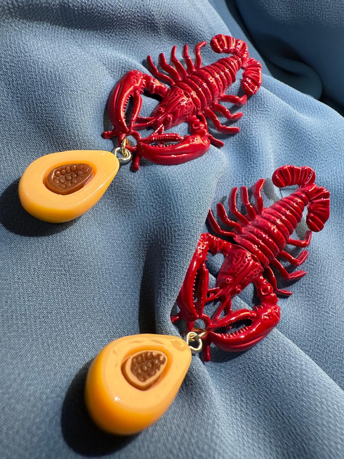 Tropik Lobster Küpe - Yazın En Neşeli İkilisi