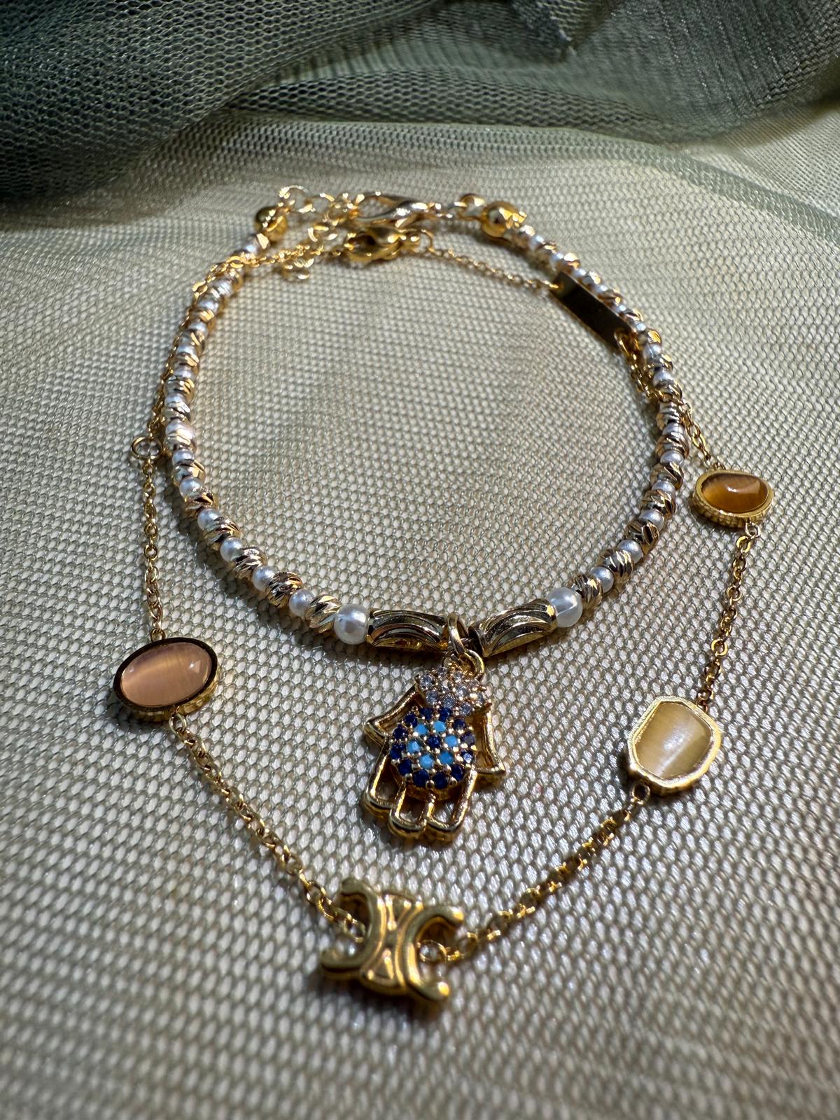 Guardian Duo Hamsa 2'li Bilezik Seti