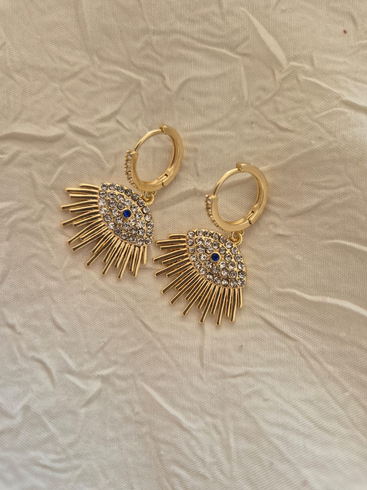 Evil Eye Saçaklı Sallantılı Küpe