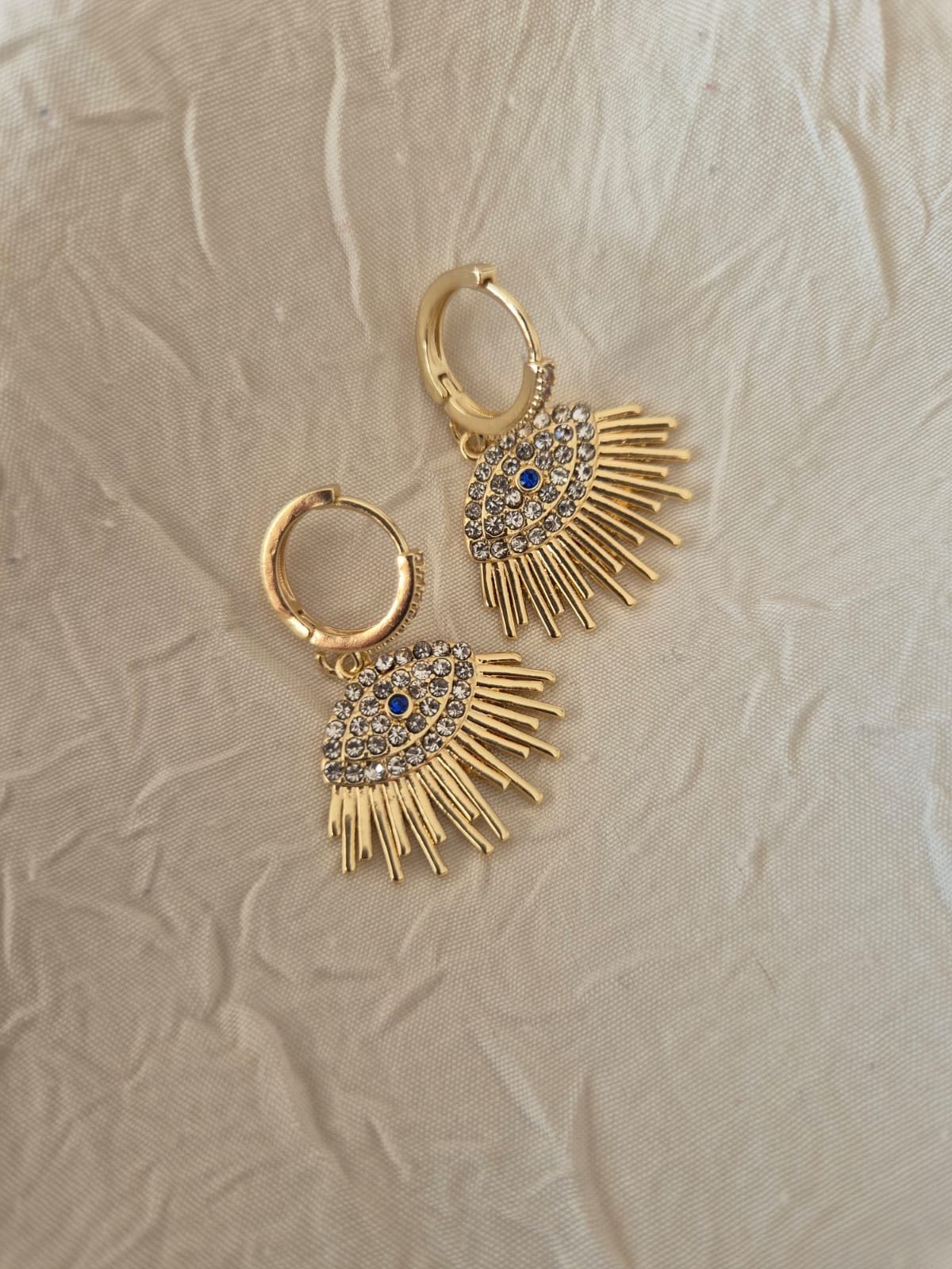 Evil Eye Saçaklı Sallantılı Küpe