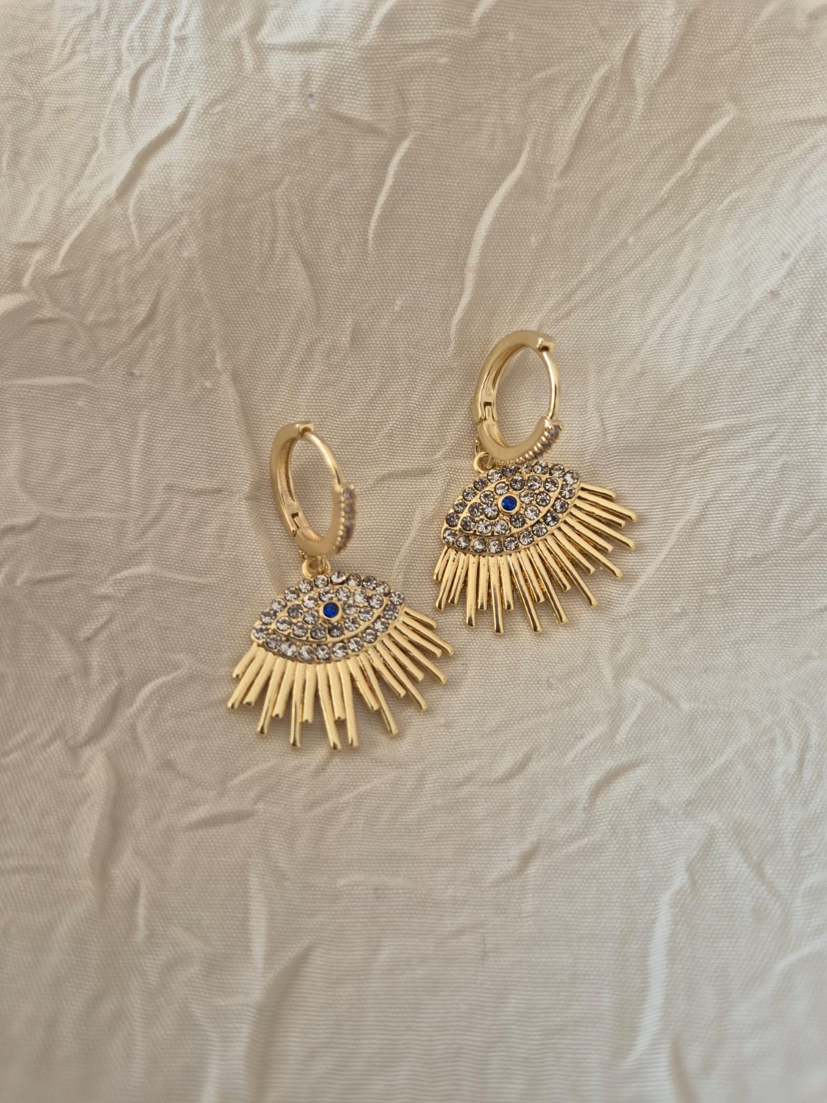 Evil Eye Saçaklı Sallantılı Küpe