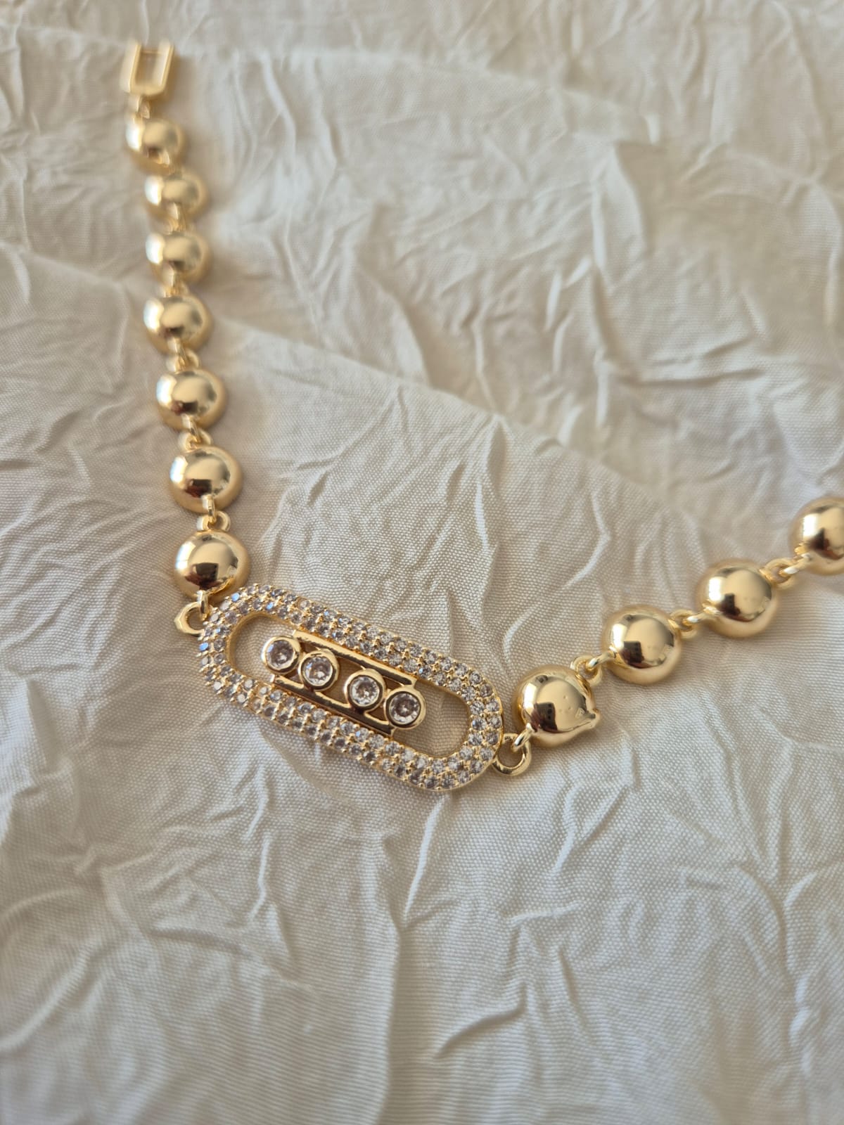 Luxury Stone Gold Kaplama Bilezik