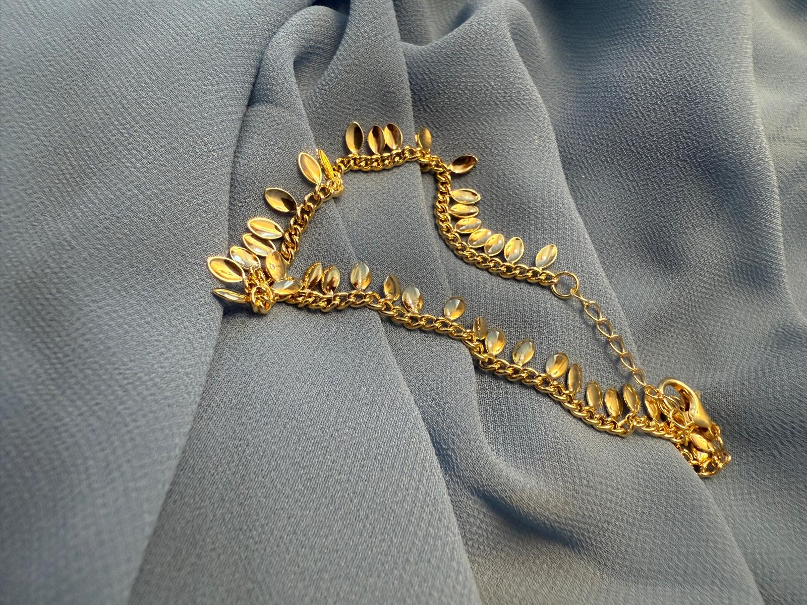 Kroşe Chic Zincirli Halhal - Kroşe Form Tasarım