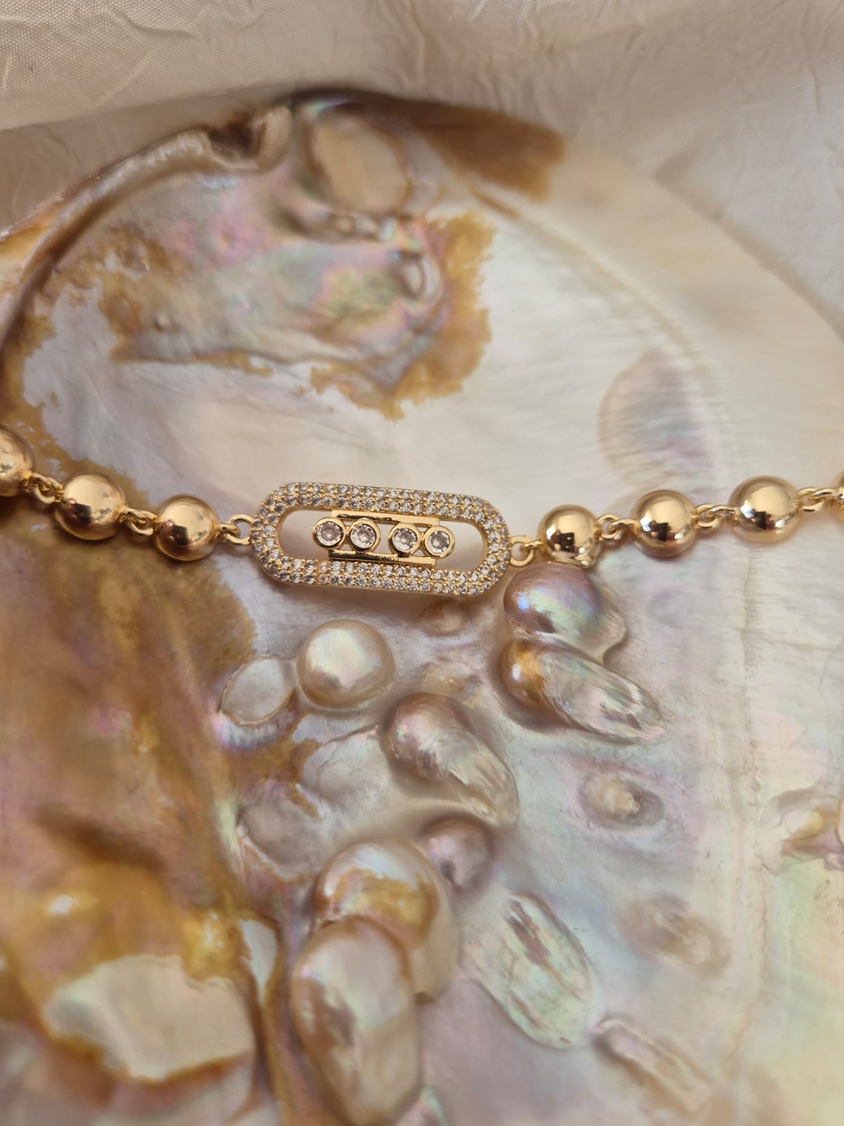 Luxury Stone Gold Kaplama Bilezik