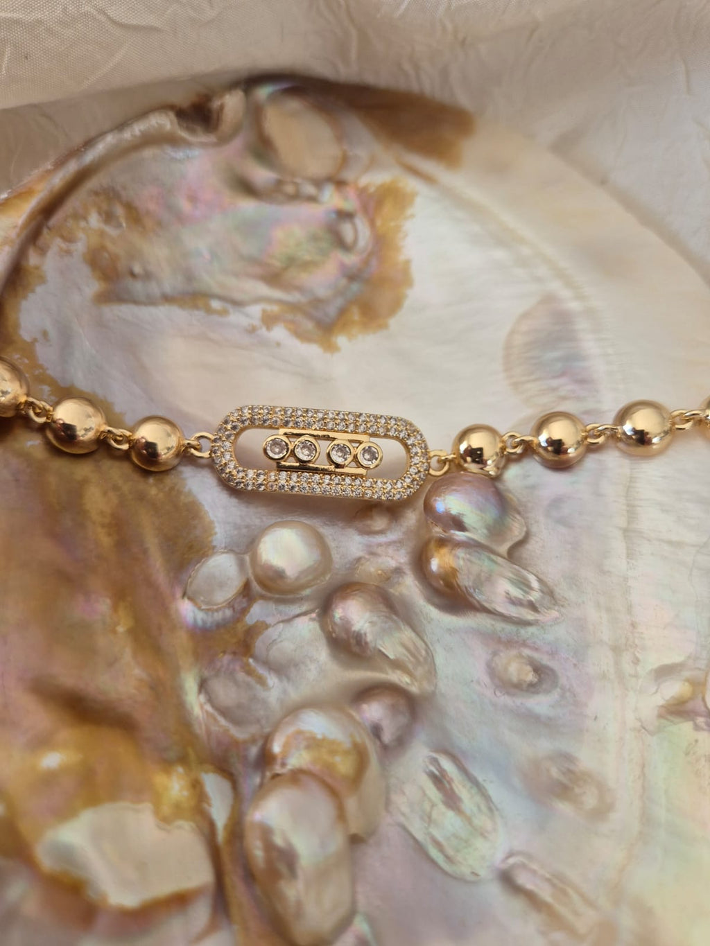 Luxury Stone Gold Kaplama Bilezik