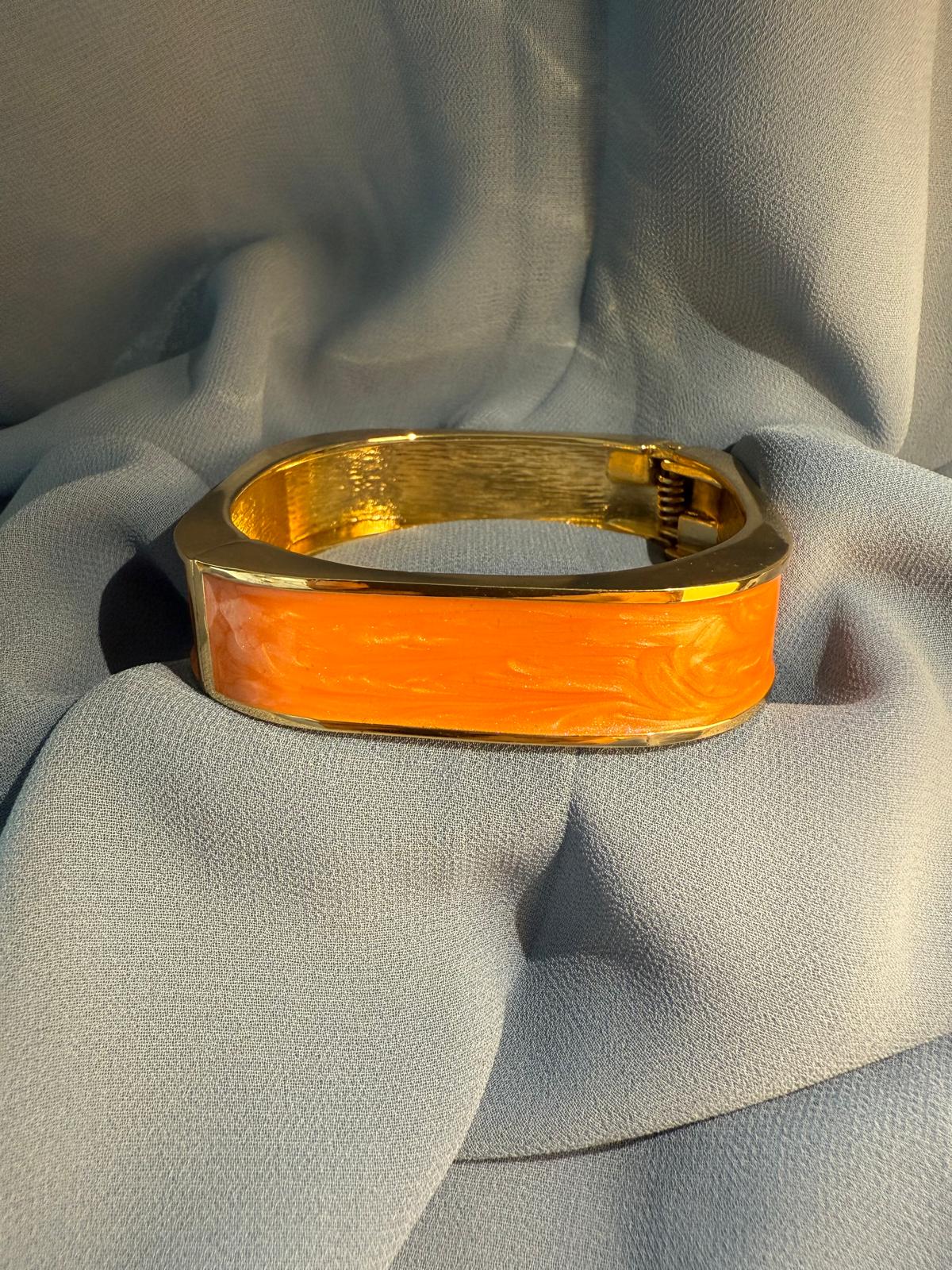Sunset Turuncu Gold Kelepçe