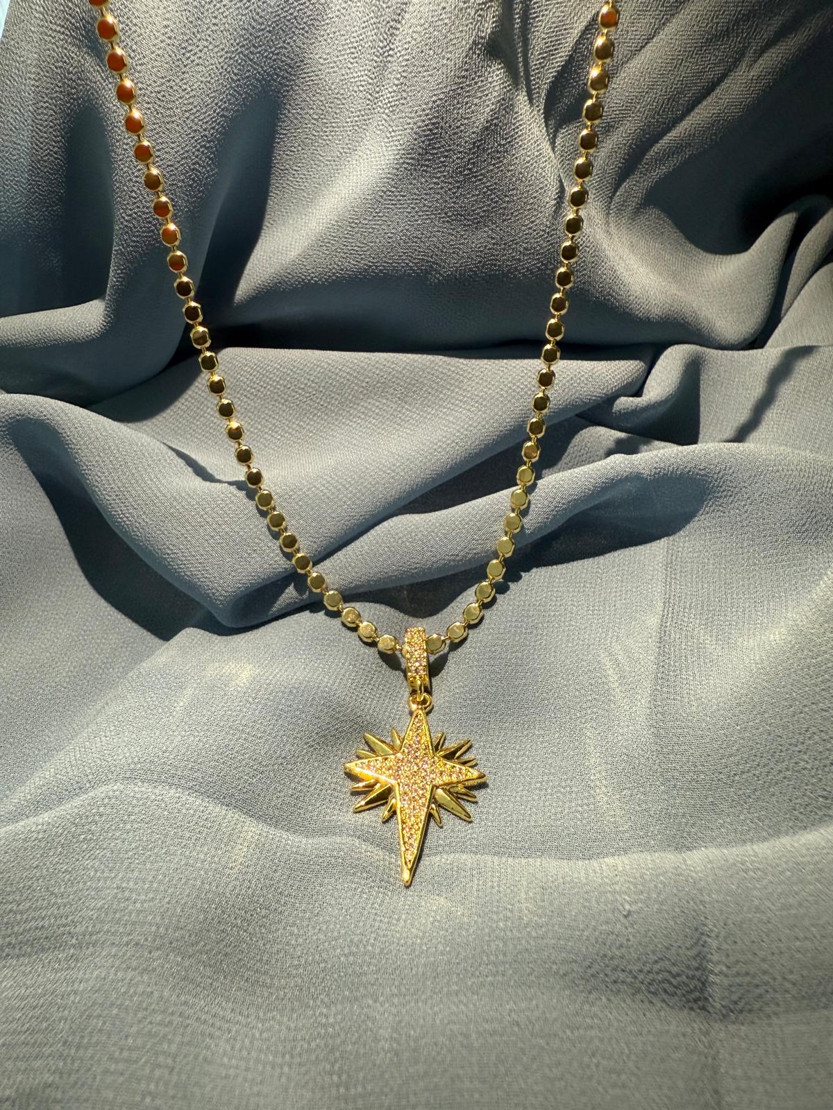 Starburst Celestial Kolye - Yıldız Patlaması Tasarım