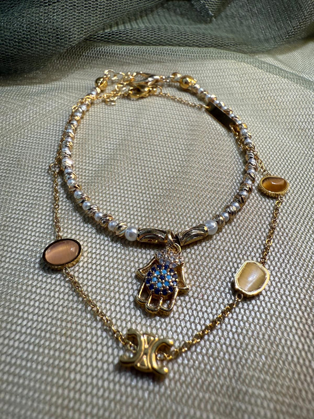 Guardian Duo Hamsa 2'li Bilezik Seti