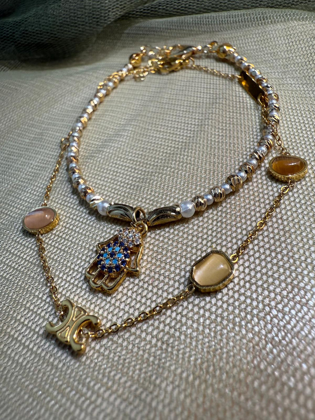Guardian Duo Hamsa 2'li Bilezik Seti