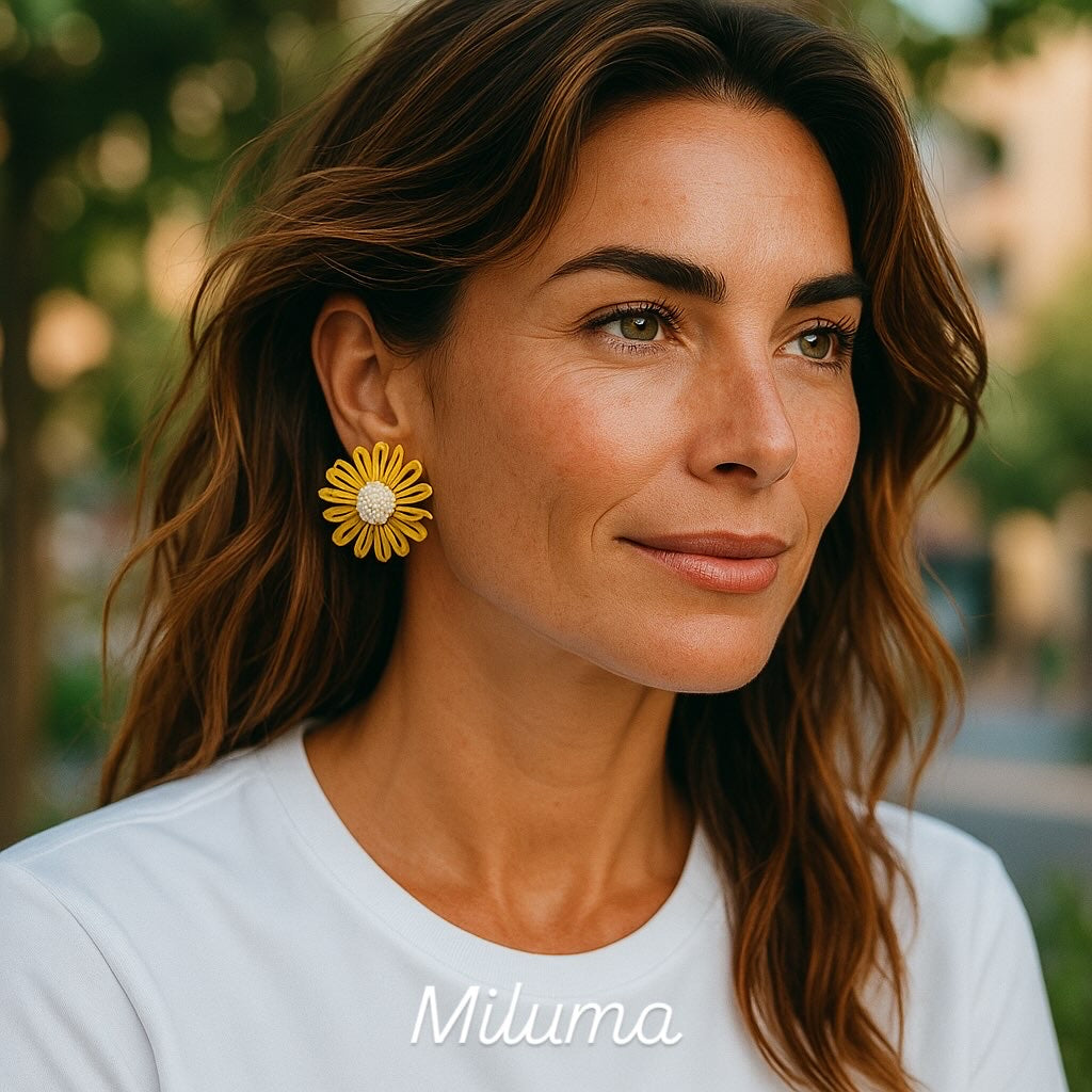 Miluma Daisy Pearl Küpe